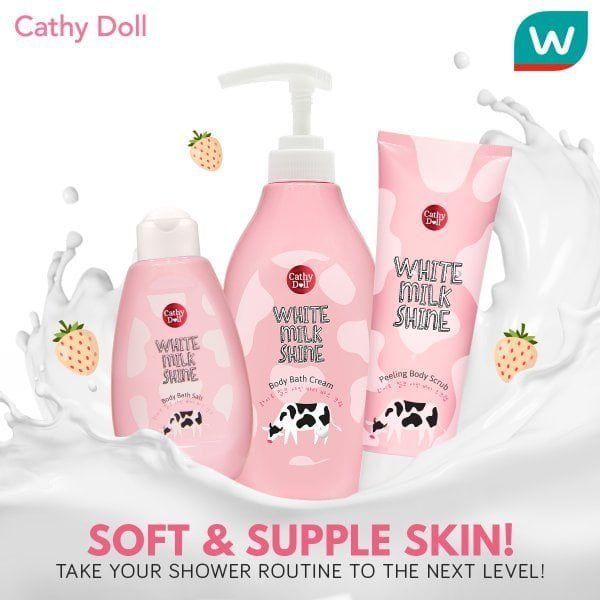 Cathy Doll White Milk Shine Body Lotion