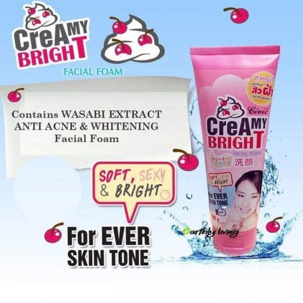 Creamy Bright Facial Foam Face Wash