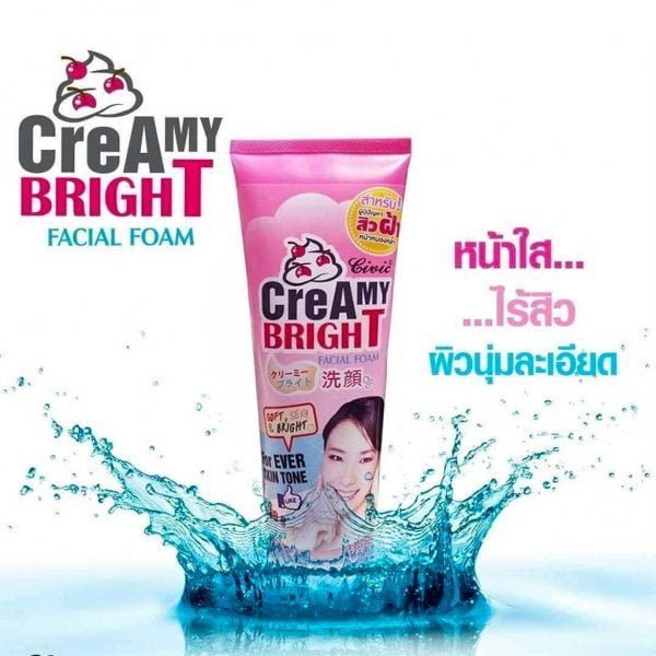 Creamy Bright Facial Foam Face Wash