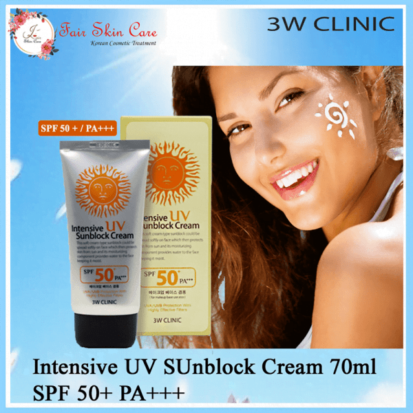 3W Clinic Intensive UV Sunblock Cream