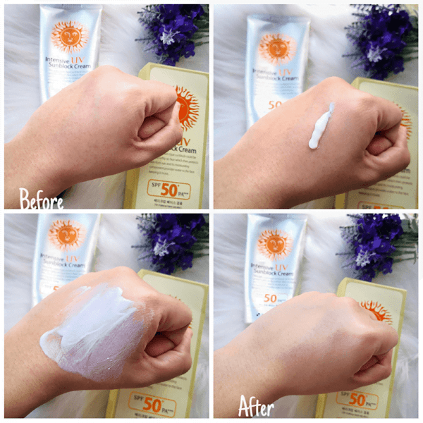 3W Clinic Intensive UV Sunblock Cream