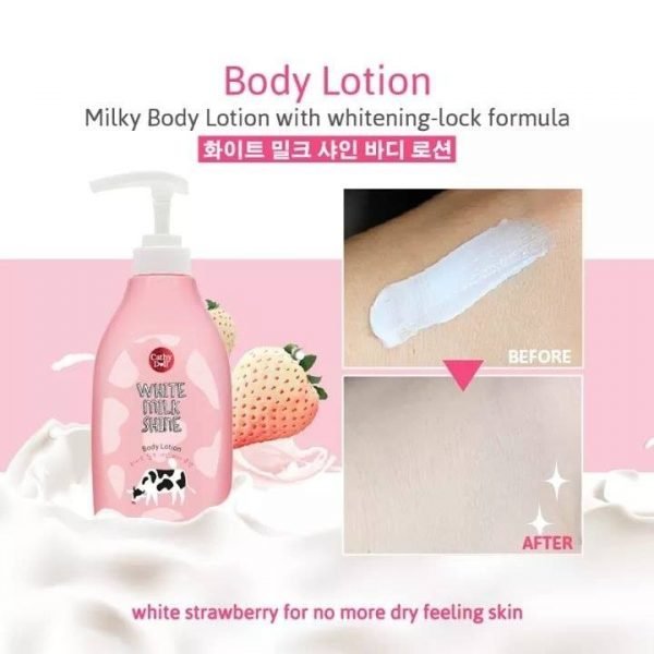 Cathy Doll White Milk Shine Body Lotion