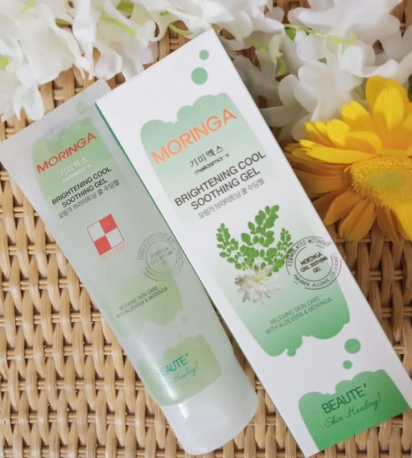 moringa brightening cool soothing gel