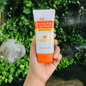 natural plus sun block collagen sun cream