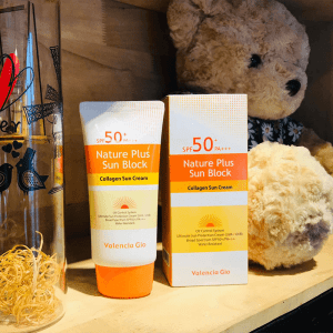 natural plus sun block collagen sun cream