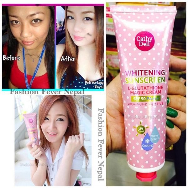 Cathy Doll Whitening Sunscreen Cream SPF50