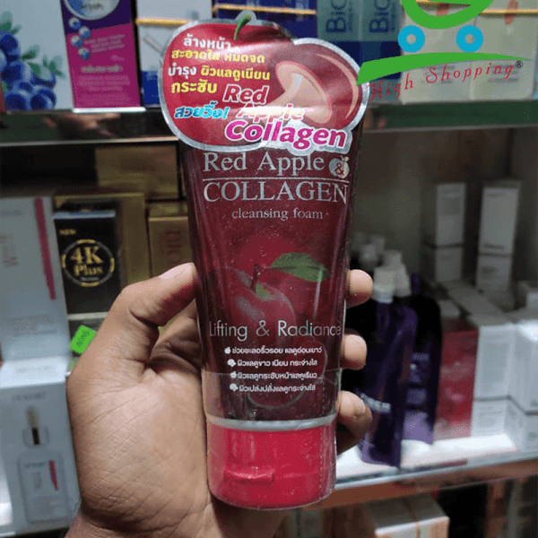 Red Apple Collagen Cleansing Foam