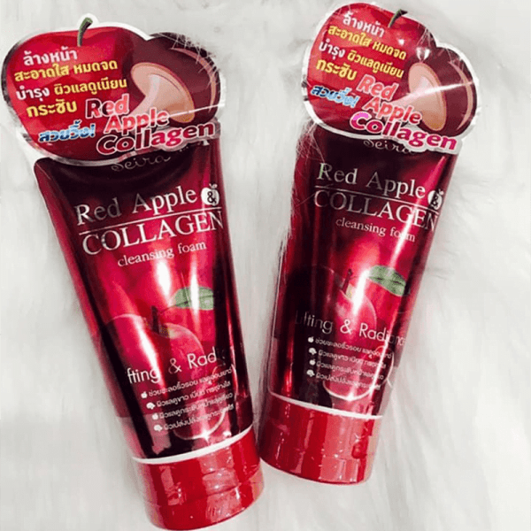 Red Apple Collagen Cleansing Foam