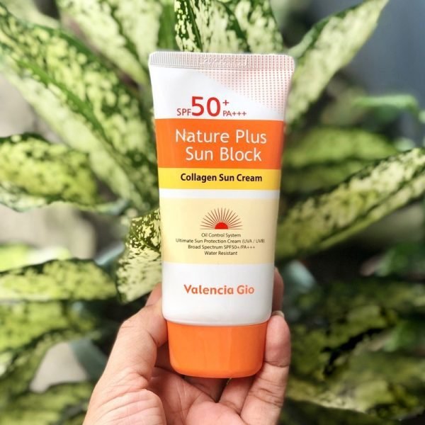 natural plus sun block collagen sun cream