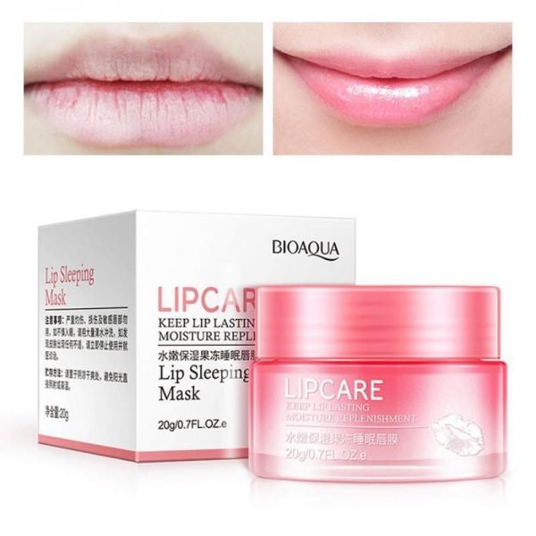 BIOAQUA Strawberry Lip Sleeping Mask Exfoliator Lips Balm