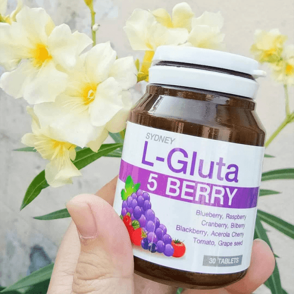 L-Gluta 5 Berry Plus Whitening Vitamins 30 Tablets