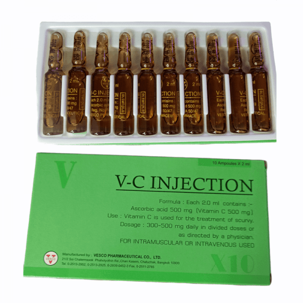 VC Injection Whitening Glowing and Brightening