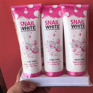 Snail White Snail And Pearl Whitening Facial Foam