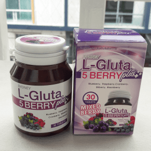 L-Gluta 5 Berry Plus Whitening Vitamins 30 Tablets