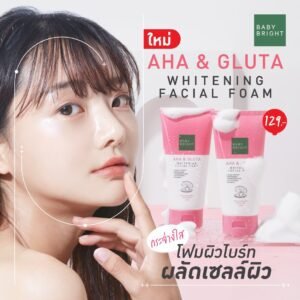 Baby Bright Aha & Gluta Whitening Facial Foam