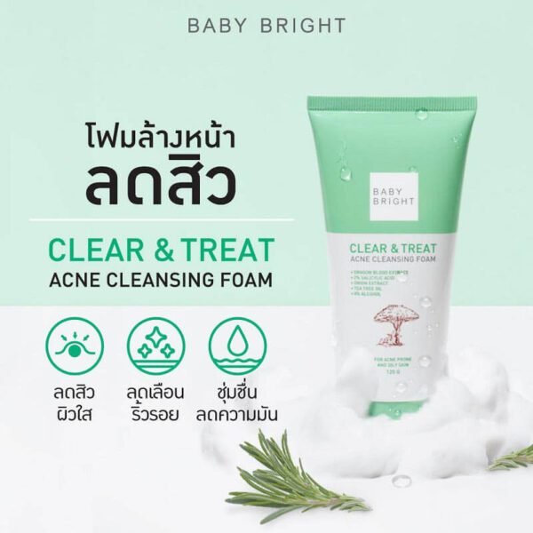 Baby Bright Clear & Treat Acne Cleansing Foam