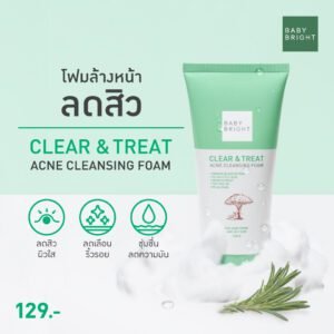 Baby Bright Clear & Treat Acne Cleansing Foam